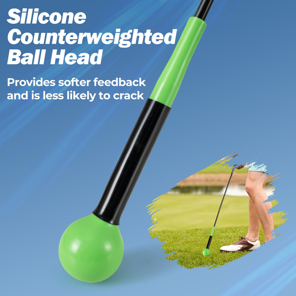 40 Inch Weighted Golf Swing Trainer Aid for Grip Rhythm Balance